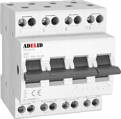 przełącznik sieć agregat 3 fazowy