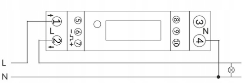 podlicznik prądu schemat podłączenia