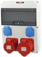 Rozdzielnica RSW 2x 32A 5P, 2x 230V