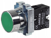 Przycisk sterowniczy zielony start metal BA31