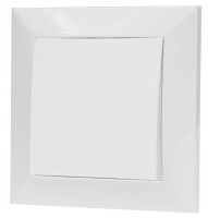 Włącznik wyłącznik światła plastikowy biały Loveme