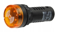 Lampka kontrolka sterownicza żółta LED BUZZER 24V 