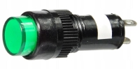 Lampka kontrolka sterownicza zielona LED 230V 10MM