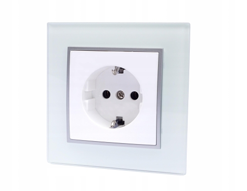 LoveMe Gniazdo Pojedyncze Z Uziemieniem Schuko USB W Ramce