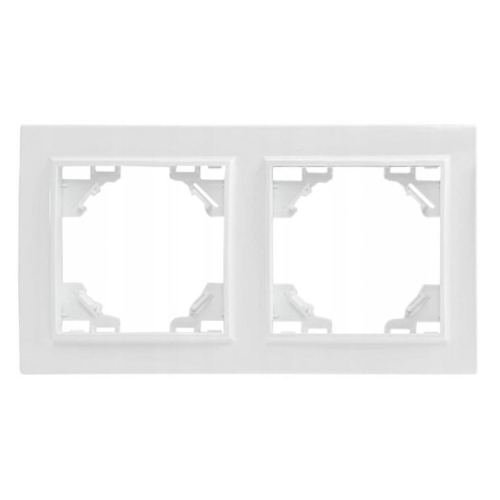 QUADRA Ramka Podwójna Biała Pozioma Włącznik.jpg