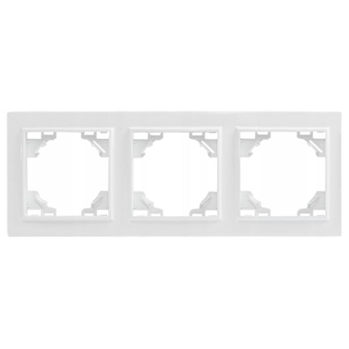 QUADRA Ramka Potrójna Biała Pozioma Włącznik.jpg