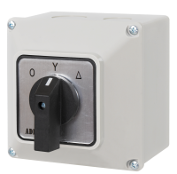 Łącznik Krzywkowy 40A W Obudowie Gwiazda Trójkąt