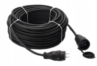 Przedłużacz Gumowy Guma Budowlany 3m OW 3x1,5