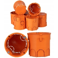 Puszka elektryczna podtynkowa głęboka PK60 10 sztuk