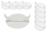 Zaślepka pokrywa dekiel do puszki 60 do 80 biała 10 sztuk