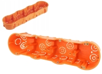 Puszka elektryczna podtynkowa czterokrotna płytka 4x68 PK60