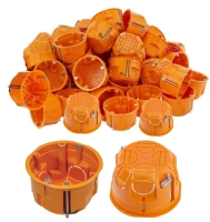 Puszka elektryczna płytka do regipsów PK60 50 sztuk