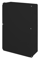 Puszka hermetyczna natynkowa czarna ABS 380X280X90