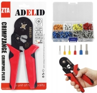 Zaciskarka Praska Tulejek Końcówek Kabli 600 Szt.