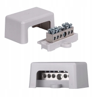 Szyna wyrównawcza wyrównująca potencjał łączeniowa mała 1x25mm2 5x6mm2