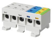 Listwa zaciskowa złączka pięciopolowa szynowa szyna 5x50 mm2 (3P+N+PE)