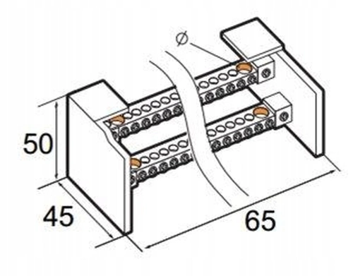 Blok Rozdzielczy Mostek Łączeniowy listwa 207 2x7_001.webp