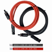 Przedłużacz kabel solarny zestaw 2x20m czarny czerwony panela 4mm2 PV Typu Mc4