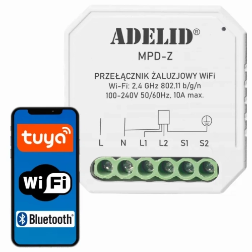 Sterownik Rolet WiFi Dopuszkowy Procentowy TUYA SMART LIFE 1.webp