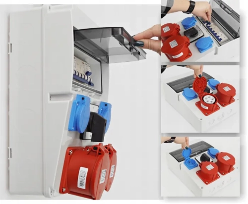 Rozdzielnica RSW 2x 32A 5P 2x 230V Z Łącznikiem 0-1 6.webp