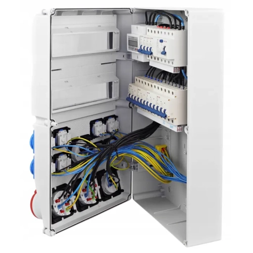 Rozdzielnica Budowlana RSX 2x 32A 2x 16A 5P 4x 230V Zabezpieczona 5.webp