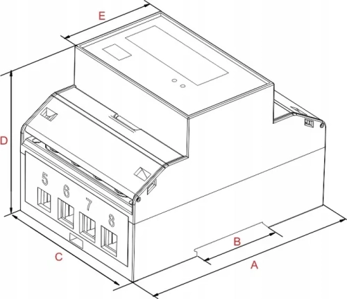 Licznik Trojfazowy Podlicznik Energii RESET 3-Fazowy 2 (6).webp