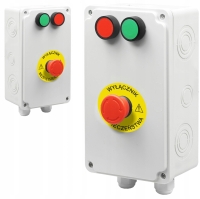 Wyłącznik włącznik do silnika 7,5 kW 3 faz 400V przekaźnik trójfazowy biały