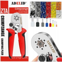 Zaciskarka praska tulejek zakończeń kablowych kabli sześciokątna +1200