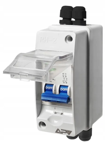 WYŁĄCZNIK PRĄDU STAŁEGO IP65 W OBUDOWIE 1000V FOTOWOLTAICZNY 2P DC 32A 4.webp