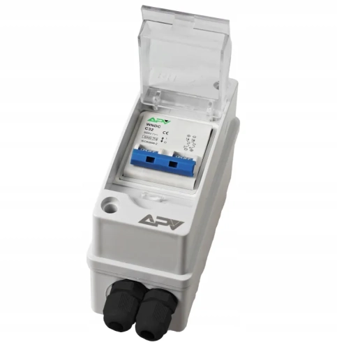 WYŁĄCZNIK PRĄDU STAŁEGO IP65 W OBUDOWIE 1000V FOTOWOLTAICZNY 2P DC 32A 6.webp