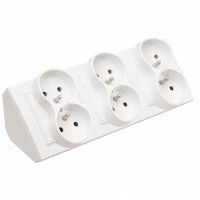 GNIAZDO SZCZEŚCIOKROTNE MEBLOWE NAROŻNE KUCHENNE BIURKOWE BIAŁE LISTWA