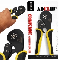 ZACISKARKA PRASKA DO TULEJEK KONEKTORÓW KABLI SZEŚCIOKĄTNA 0,08-16 mm2