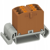 BLOK ROZDZIELCZY NA SZYNĘ ZŁĄCZKA PTFIX LISTWA SZYNOWA PRZELOTOWA BRX 6X2,5 BN