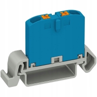 BLOK ROZDZIELCZY NA SZYNĘ ZŁĄCZKA PTFIX LISTWA SZYNOWA PRZELOTOWA BRX 2X2,5 BU