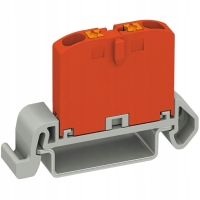 BLOK ROZDZIELCZY NA SZYNĘ ZŁĄCZKA PTFIX LISTWA SZYNOWA PRZELOTOWA BRX 2X2,5 RD