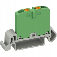 BLOK ROZDZIELCZY NA SZYNĘ ZŁĄCZKA PTFIX LISTWA SZYNOWA PRZELOTOWA BRX 2X2,5 GN