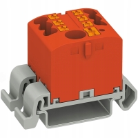 BLOK ROZDZIELCZY NA SZYNĘ ZŁĄCZKA PTFIX LISTWA SZYNOWA PRZELOTOWA BRX 6/6X2,5 RD