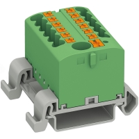 BLOK ROZDZIELCZY NA SZYNĘ ZŁĄCZKA PTFIX LISTWA SZYNOWA PRZELOTOWA BRX 6/12X2,5 GN