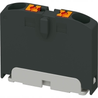 BLOK ROZDZIELCZY GNIAZDO BRX 2X2,5 BK LISTWA ZŁĄCZKA PTFIX SZYBKOZŁĄCZKA PTFIX 24A 450V