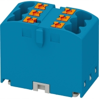 BLOK ROZDZIELCZY GNIAZDO BRX 6X2,5 BU LISTWA ZŁĄCZKA PTFIX SZYBKOZŁĄCZKA PTFIX 24A 450V