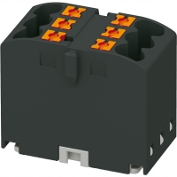BLOK ROZDZIELCZY GNIAZDO BRX 6X2,5 BK LISTWA ZŁĄCZKA PTFIX SZYBKOZŁĄCZKA PTFIX 24A 450V