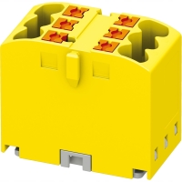 BLOK ROZDZIELCZY GNIAZDO BRX 6X2,5 YE LISTWA ZŁĄCZKA PTFIX SZYBKOZŁĄCZKA PTFIX 24A 450V