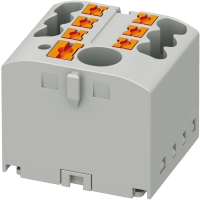 BLOK ROZDZIELCZY GNIAZDO BRX 6/6X2,5 GY LISTWA ZŁĄCZKA PTFIX SZYBKOZŁĄCZKA PTFIX MOSTEK