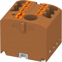 BLOK ROZDZIELCZY GNIAZDO BRX 6/6X2,5 BN LISTWA ZŁĄCZKA PTFIX SZYBKOZŁĄCZKA PTFIX MOSTEK