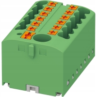BLOK ROZDZIELCZY GNIAZDO BRX 6/12X2,5 GN LISTWA ZŁĄCZKA PTFIX SZYBKOZŁĄCZKA PTFIX 41A