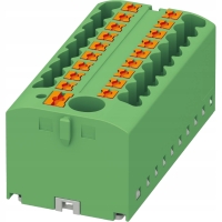 BLOK ROZDZIELCZY GNIAZDO BRX 6/18X2,5 GN ZŁĄCZKA PTFIX SZYBKOZŁĄCZKA PTFIX LISTWA 41A