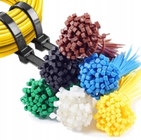 Opaski samozaciskowe kablowe 2,5X100mm 600 sztuk