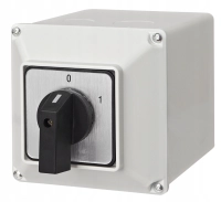 ŁĄCZNIK KRZYWKOWY 0-1 125A 3P W OBUDOWIE 140x140 3F IP65 ŁĄCZNIK ZASILANIA