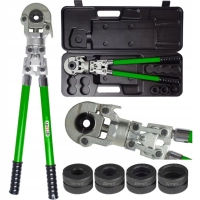 PRASKA ZACISKARKA DO RUR PEX RĘCZNA ZESTAW MATRYCE U 16 - 32 mm